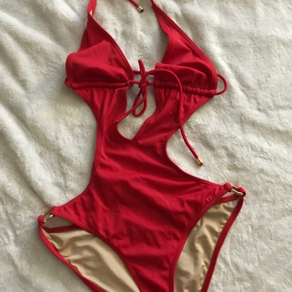 Victorias Secret Red Monokini